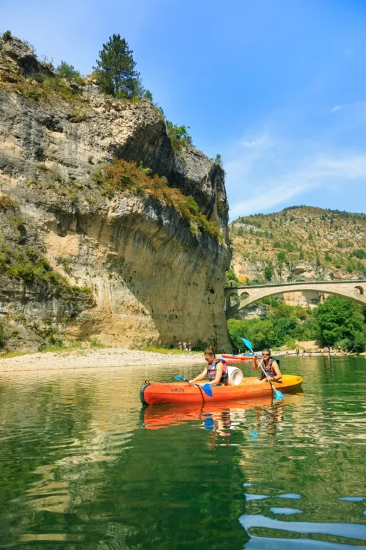 Canoe in Saint-Chély-du-Tarn