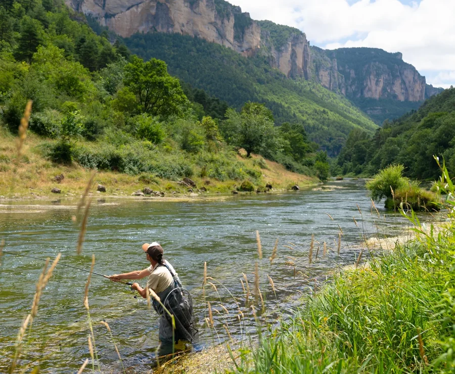 Fly fisherman