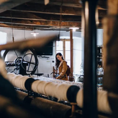 Calquières Spinning Mill Museum in Langogne