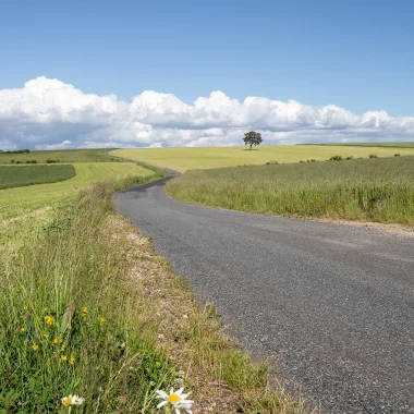 Road across the Causse Méjean