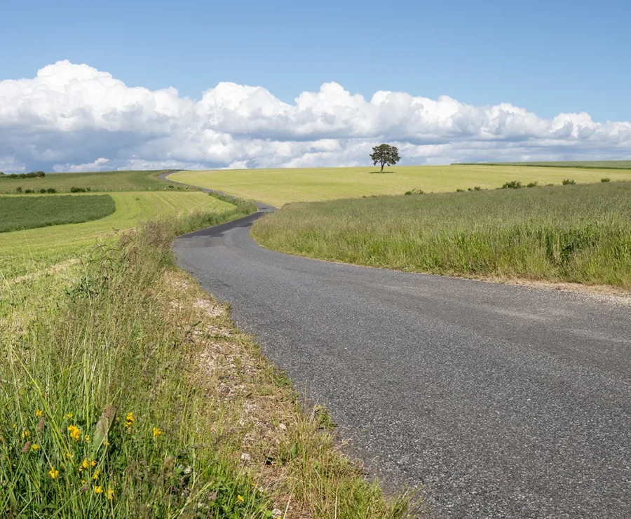 Road across the Causse Méjean