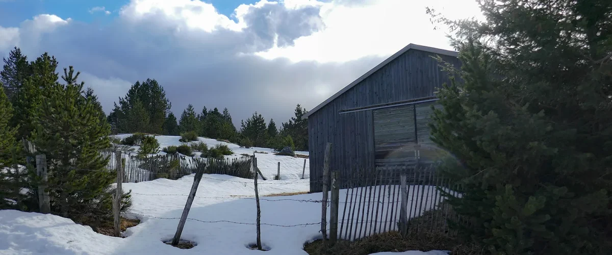 La Baraque des Bouviers resort in winter