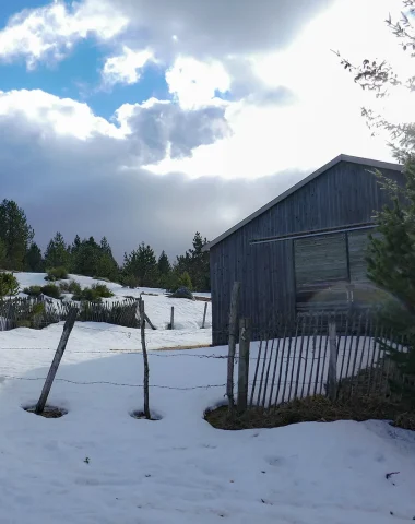 La Baraque des Bouviers resort in winter