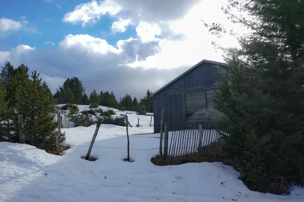 La Baraque des Bouviers resort in winter