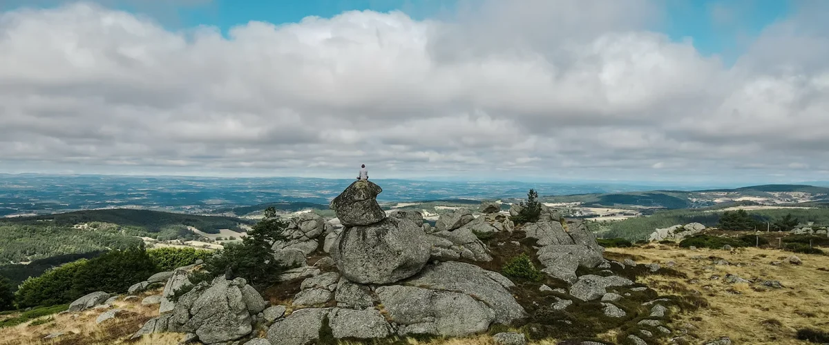 Granite boulder field
