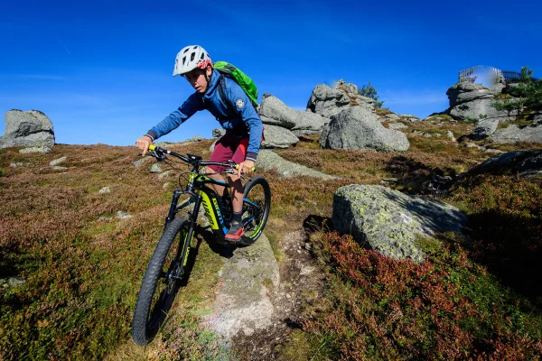 Mountain biking at the Fortunio Trick