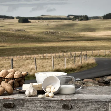 Ingredients of aligot