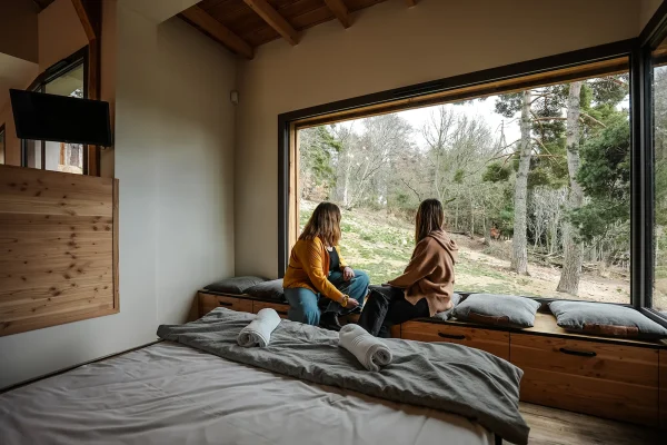 Den in the Gévaudan Wolf Park