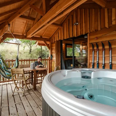 Cabin and spa